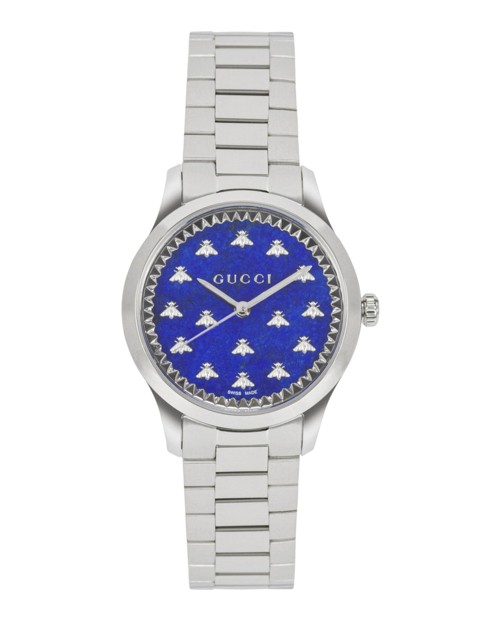 Gucci Womens  Stainless Steel 32mm Bracelet Fashion Watch