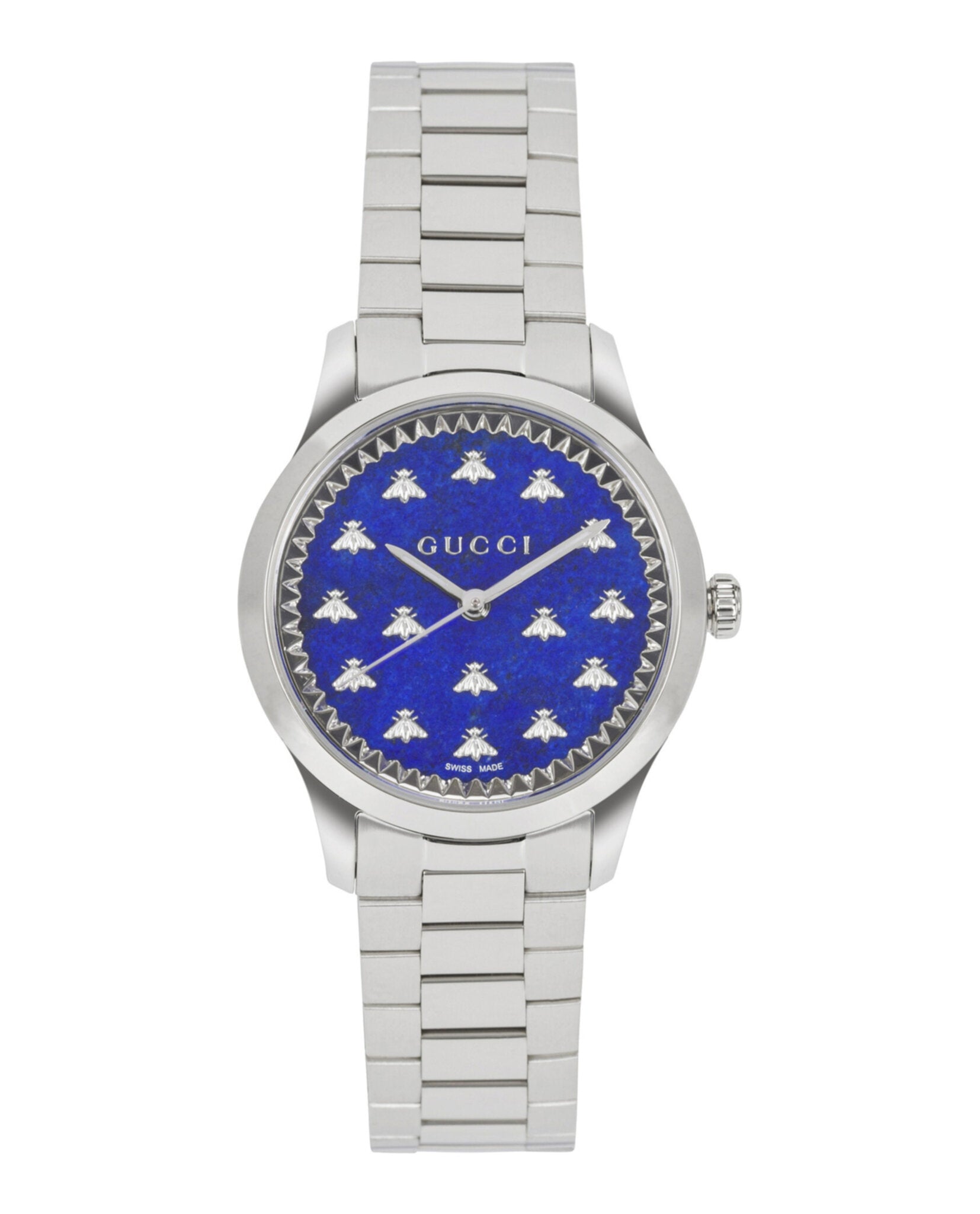Gucci Womens  Stainless Steel 32mm Bracelet Fashion Watch