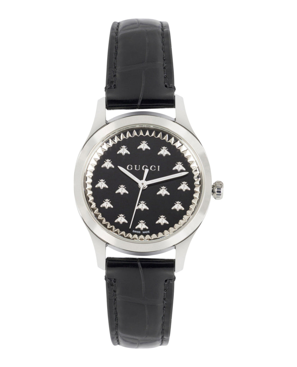 Gucci Womens  Stainless Steel 32mm Strap Fashion Watch