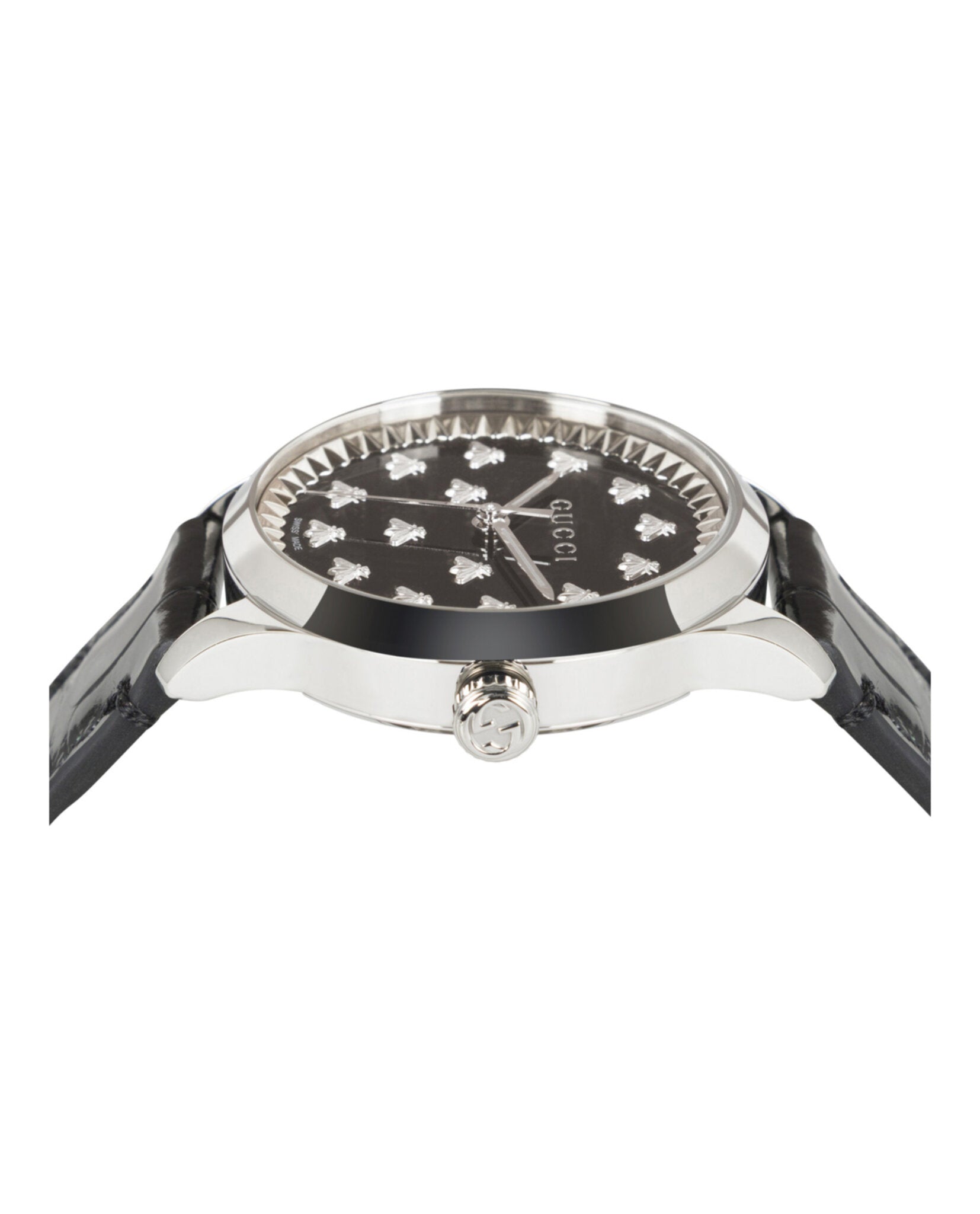 Gucci Womens  Stainless Steel 32mm Strap Fashion Watch