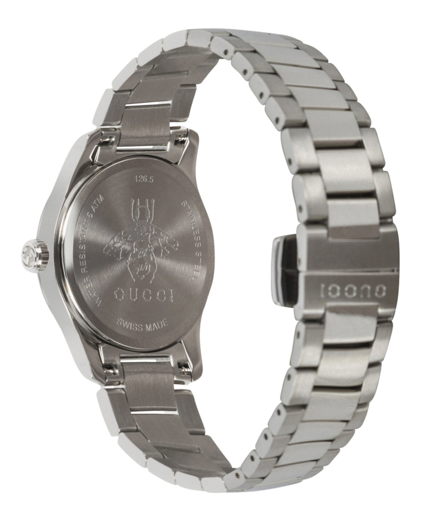 Gucci Womens  Stainless Steel 27mm Bracelet Fashion Watch