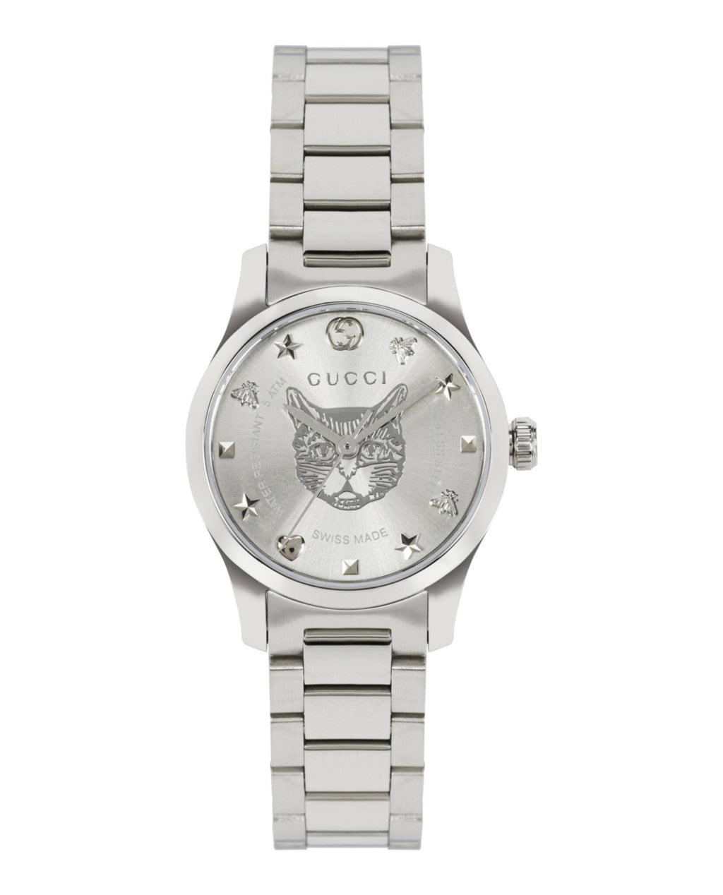 Gucci Womens  Stainless Steel 27mm Bracelet Fashion Watch