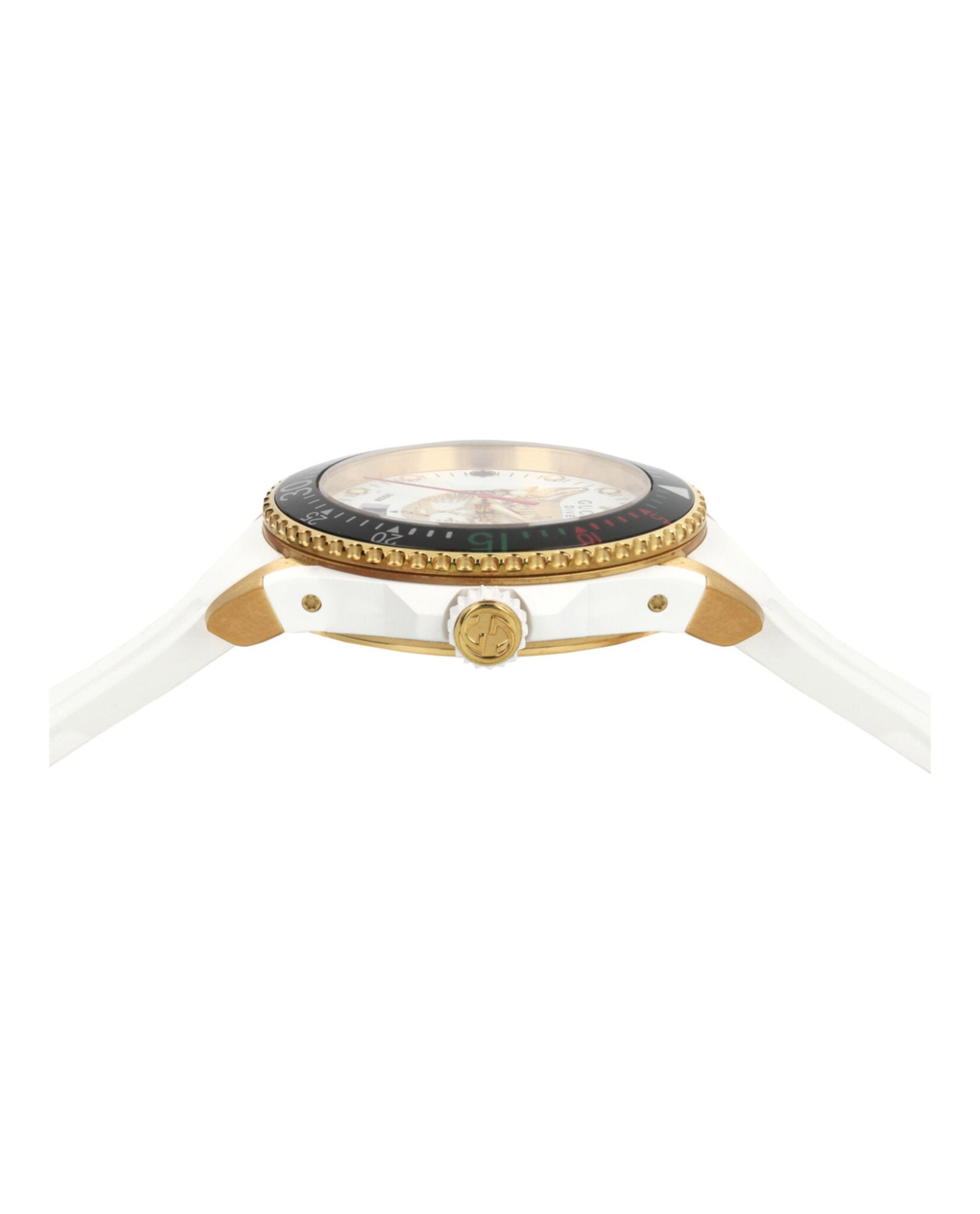 Gucci Mens  Gold 40mm Strap Fashion Watch