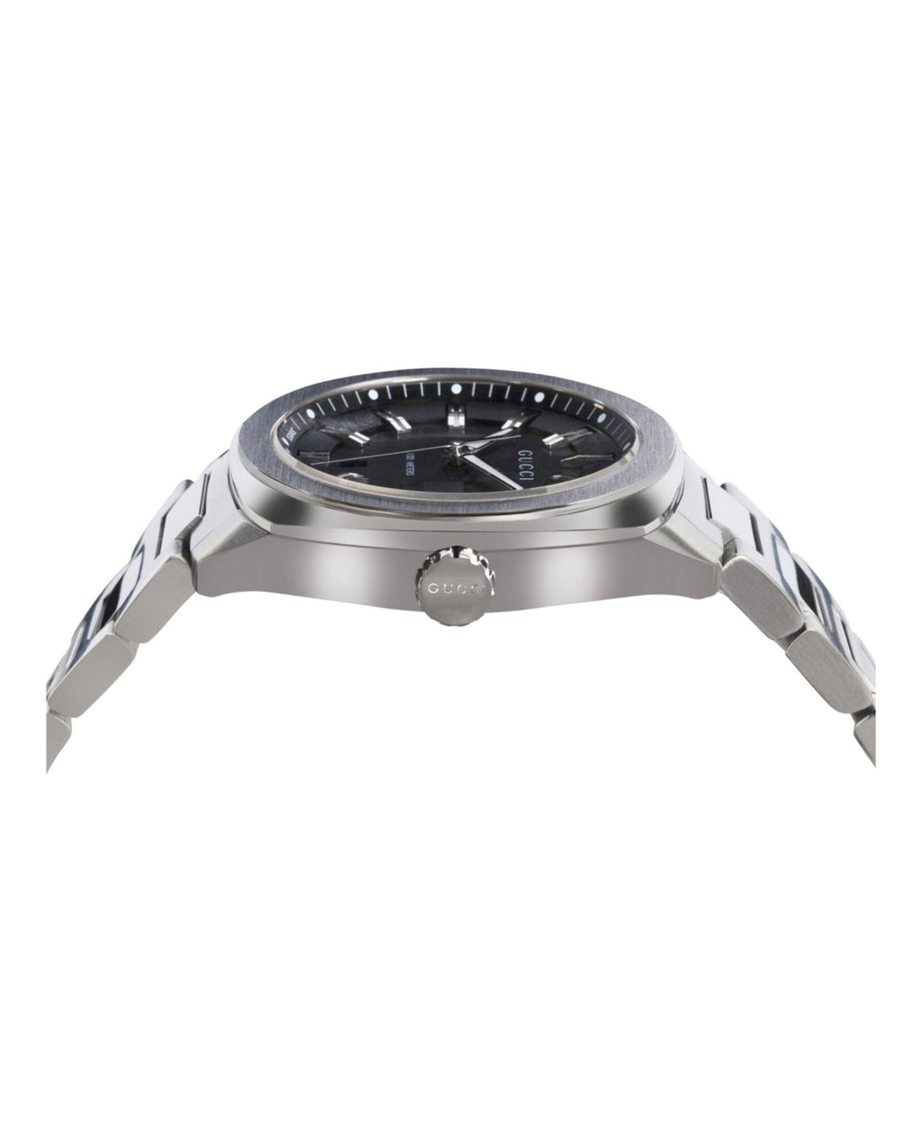 Gucci Mens  Stainless Steel 41mm Bracelet Fashion Watch