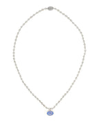 Gucci Womens Sterling Silver Interlocking G Boule Necklace