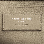 Yves Saint Calfskin Laurent Baby Downtown Cabas Satchel (SHF-11422)