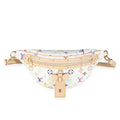 Louis Vuitton x TM White Multicolore Monogram Canvas High Rise Bumbag NM