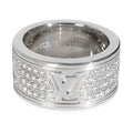 Louis Vuitton White Gold Diamond Les Gastons Large Ring