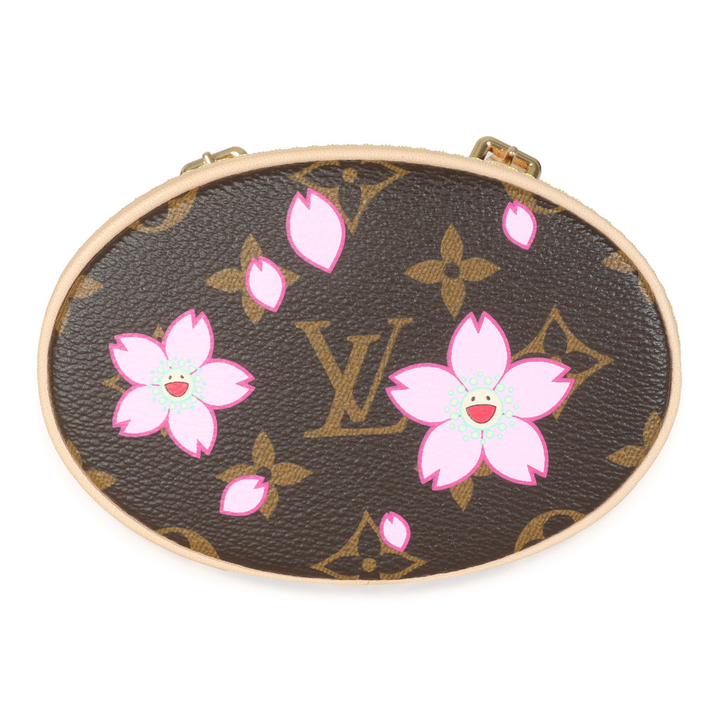 Louis Vuitton x TM Sakura Brown Monogram Cherry Blossom Nano Bucket
