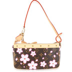 Louis Vuitton x TM Sakura Brown Monogram Canvas Pochette Accessoires