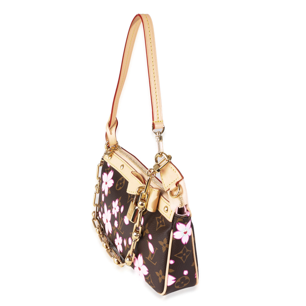 Louis Vuitton x TM Sakura Brown Monogram Canvas Pochette Accessoires