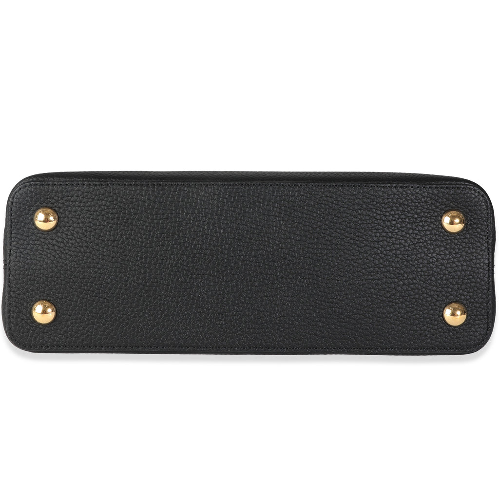Louis Vuitton x TM Black Taurillon Capucines MM