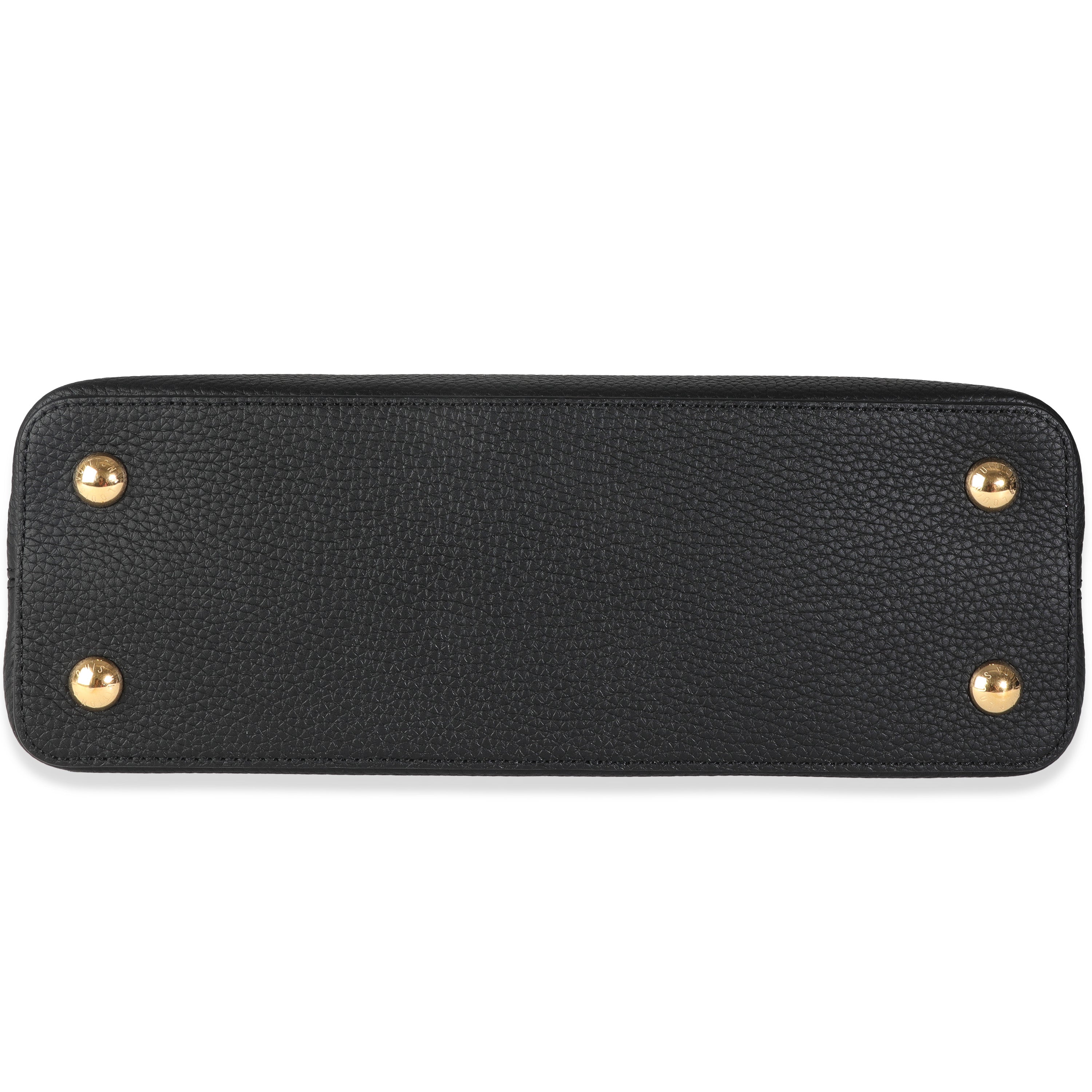 Louis Vuitton x TM Black Taurillon Capucines MM