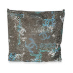 Chanel Silver Blue Graffiti CC Chainmail Flap Bag