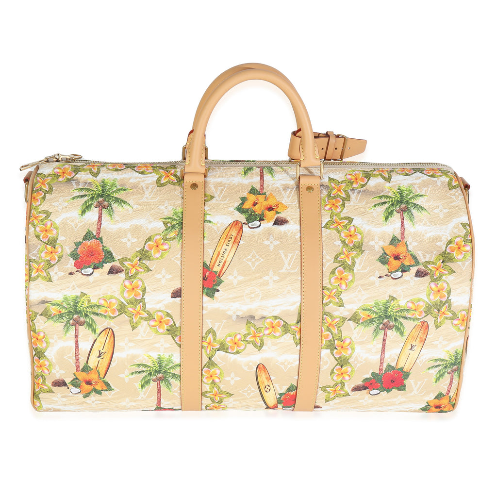 Louis Vuitton Monogram Surfin Keepall Bandouliere 50 Sand