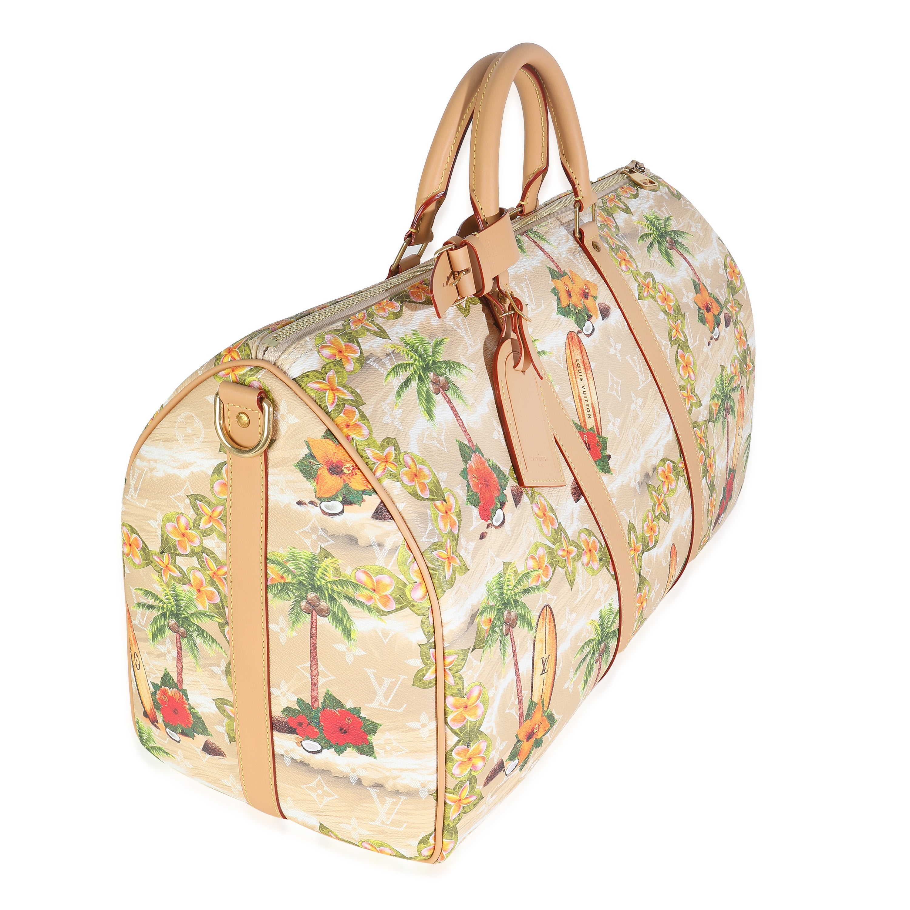 Louis Vuitton Monogram Surfin Keepall Bandouliere 50 Sand