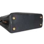 Louis Vuitton Black Taurillon Flower Crown Capucines MM