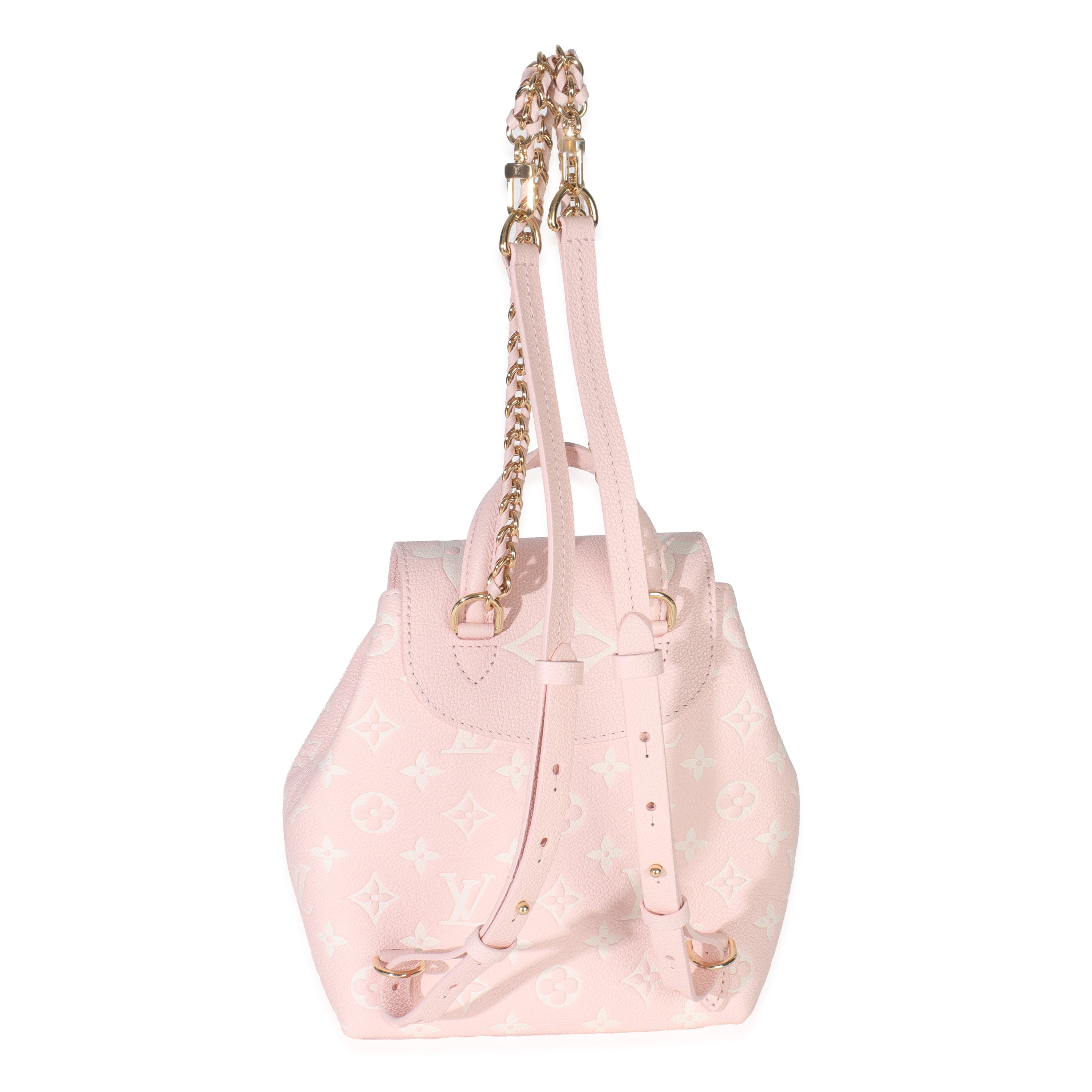 Louis Vuitton Pink Opale Monogram Empreinte Backup Backpack