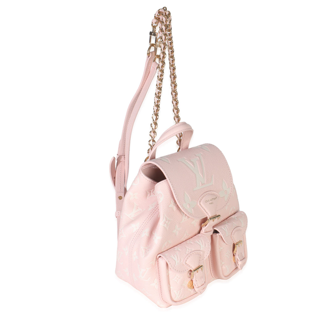 Louis Vuitton Pink Opale Monogram Empreinte Backup Backpack