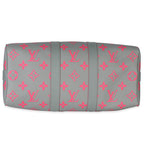 Louis Vuitton Grey Pink Monogram Glow Up Keepall Bandouliere 35