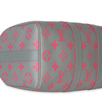 Louis Vuitton Grey Pink Monogram Glow Up Keepall Bandouliere 35