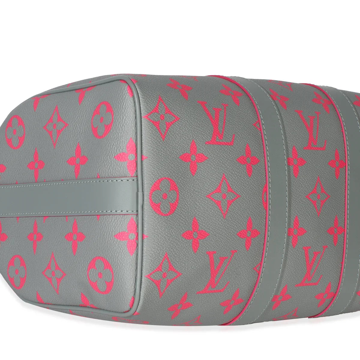Louis Vuitton Grey Pink Monogram Glow Up Keepall Bandouliere 35