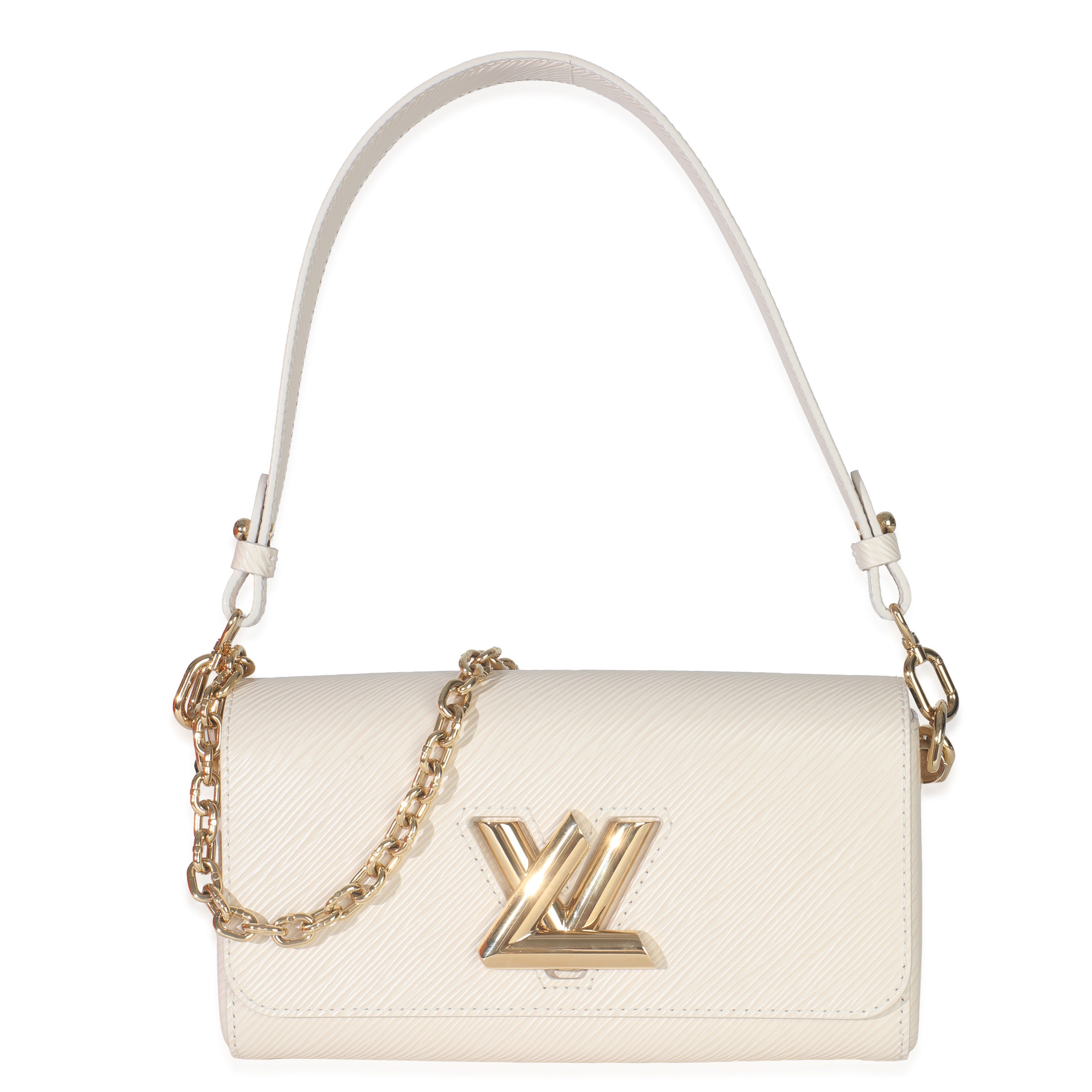 Louis Vuitton Quartz White Epi Twist West