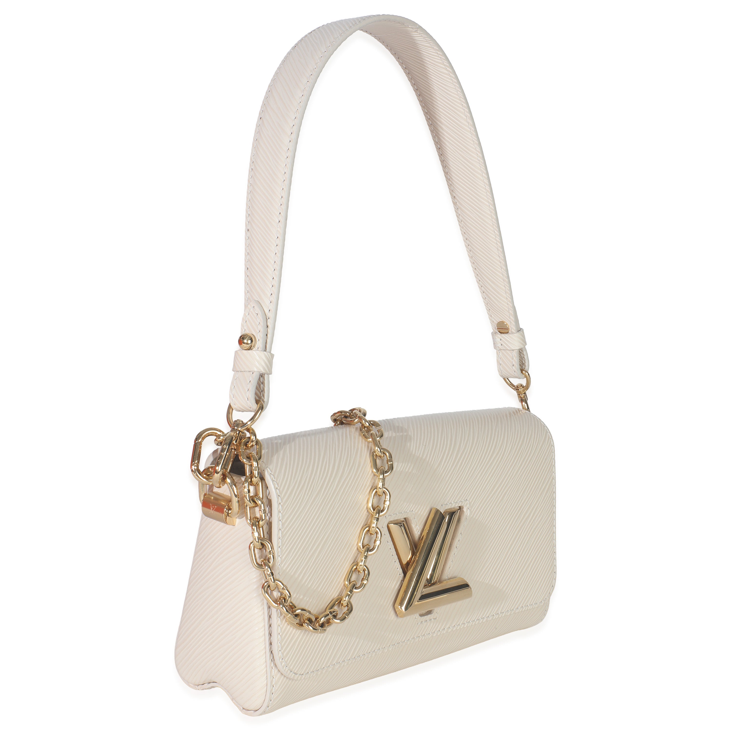 Louis Vuitton Quartz White Epi Twist West