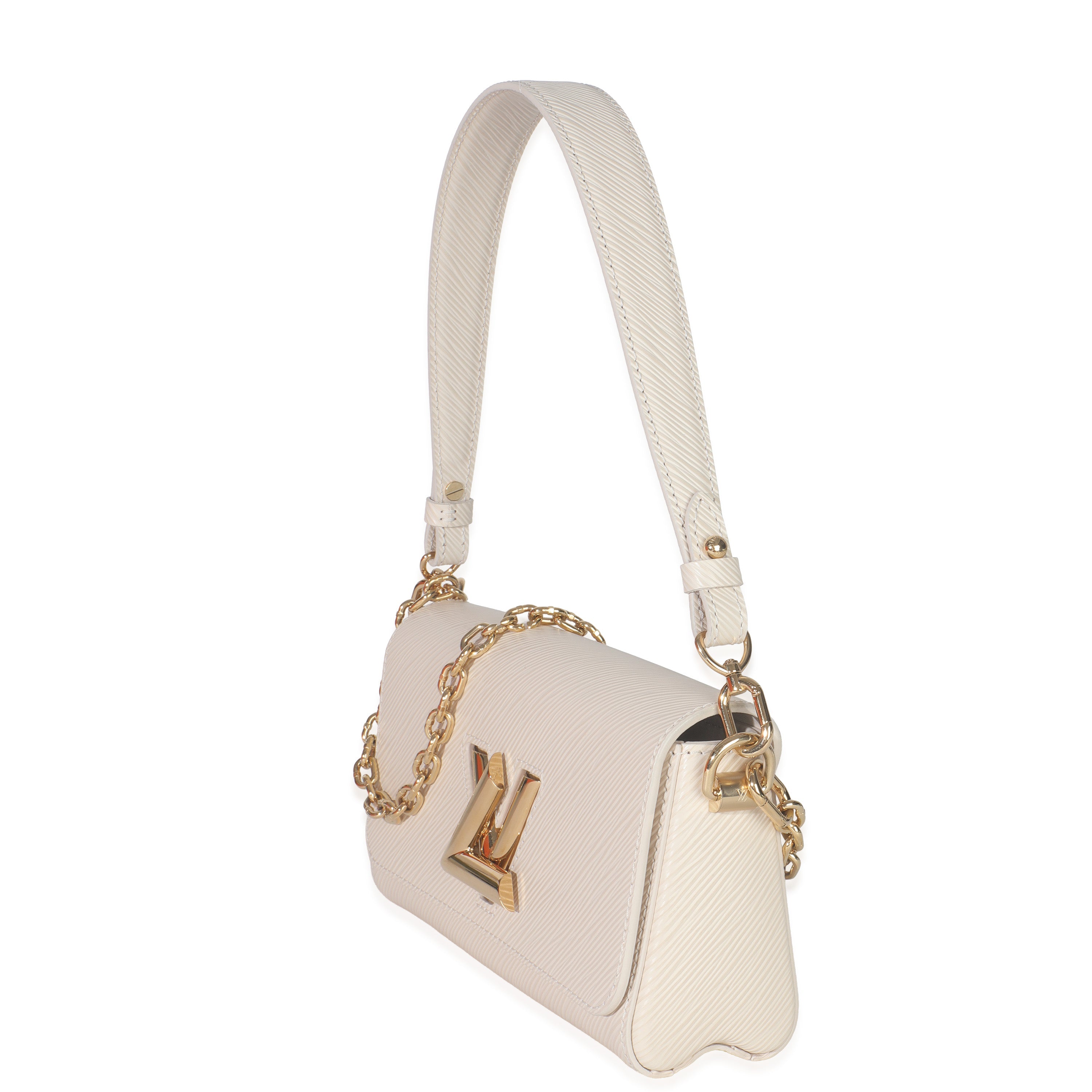 Louis Vuitton Quartz White Epi Twist West