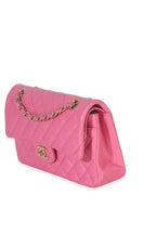 Chanel 22P Pink Quilted Caviar Small Classic Double Flap Bag