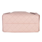 Chanel Pink Quilted Caviar Small Chanel 25 Hobo Handbag