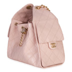 Chanel Pink Quilted Caviar Small Chanel 25 Hobo Handbag