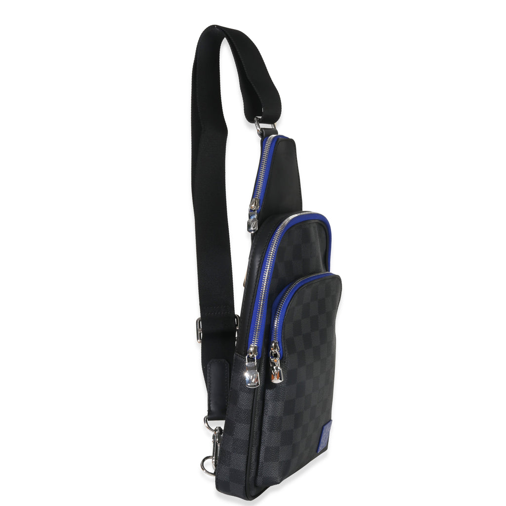 Louis Vuitton Indigo Blue Damier Graphite Canvas Avenue Slingbag