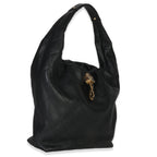 Chanel 26C Black Quilted Calfskin Large Hobo