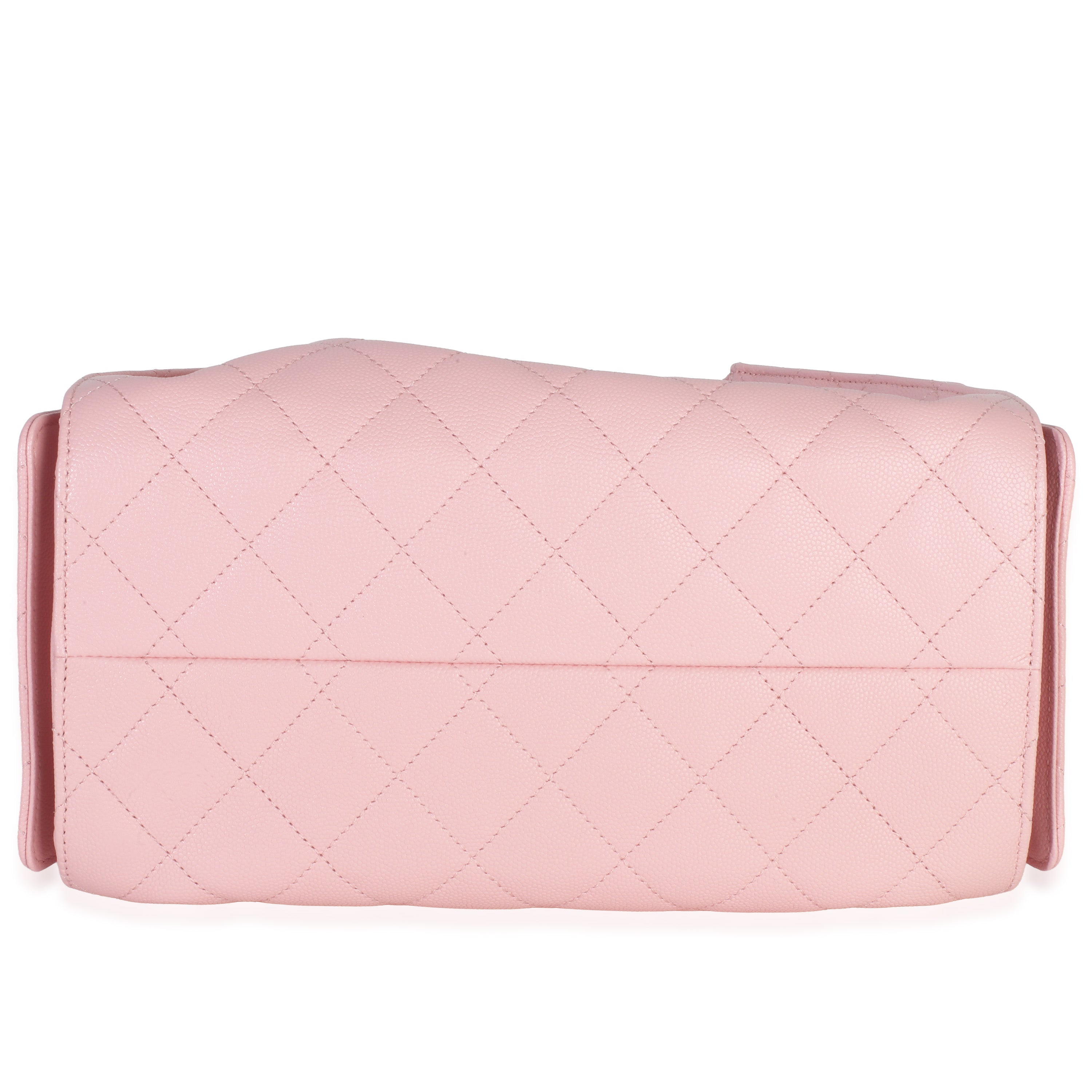 Chanel Pink Quilted Caviar Small Chanel 25 Hobo Handbag