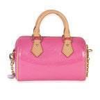 Louis Vuitton Louis Vuittion Valentine Pink Monogram Vernis Nano Speedy Bandouliere NM