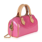 Louis Vuitton Louis Vuittion Valentine Pink Monogram Vernis Nano Speedy Bandouliere NM