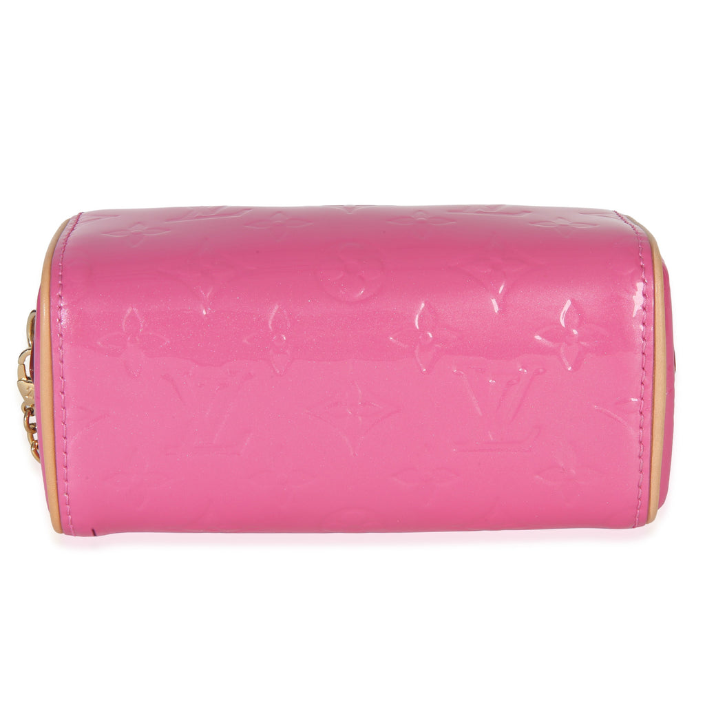 Louis Vuitton Louis Vuittion Valentine Pink Monogram Vernis Nano Speedy Bandouliere NM