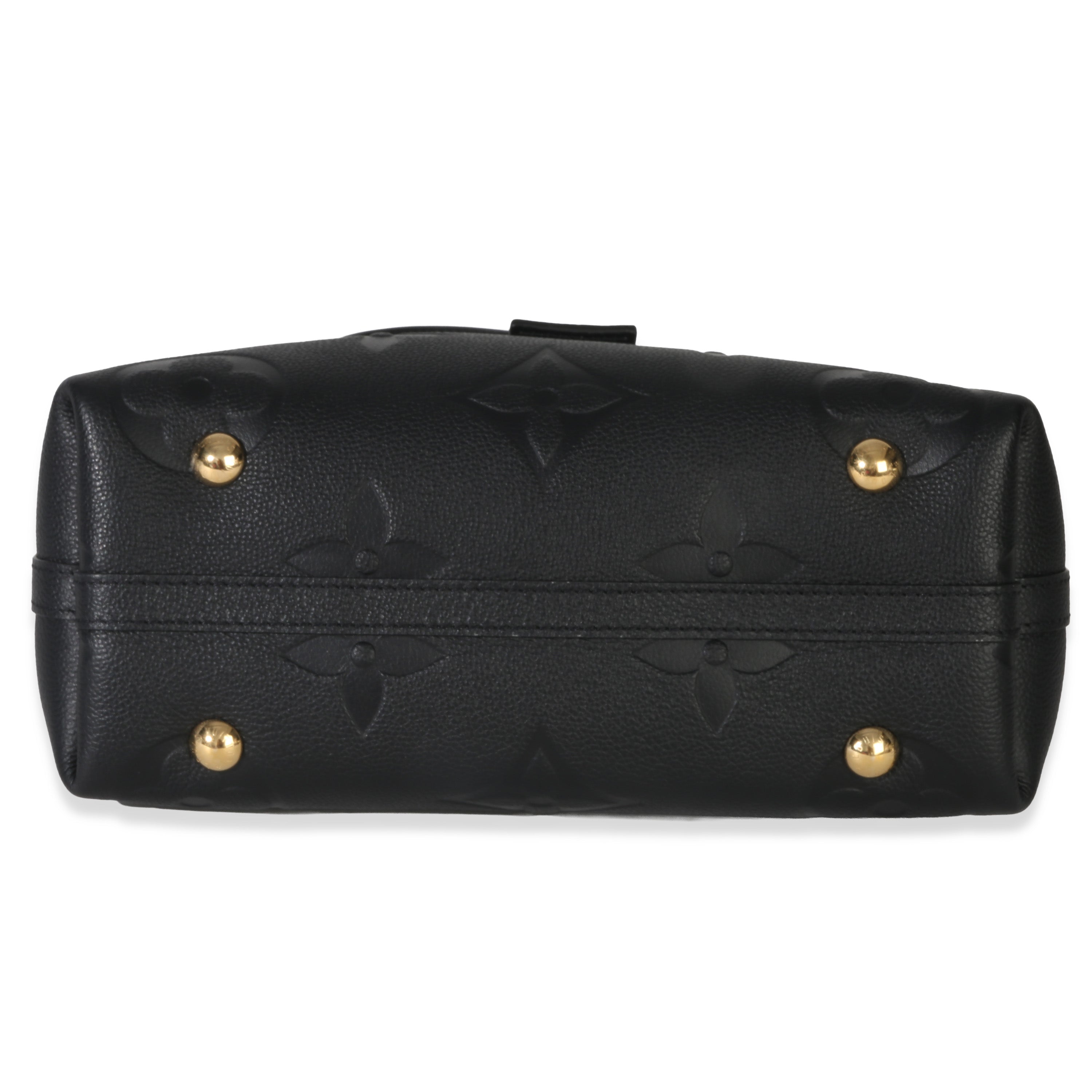 Louis Vuitton Black Giant Monogram Empreinte Carryall PM