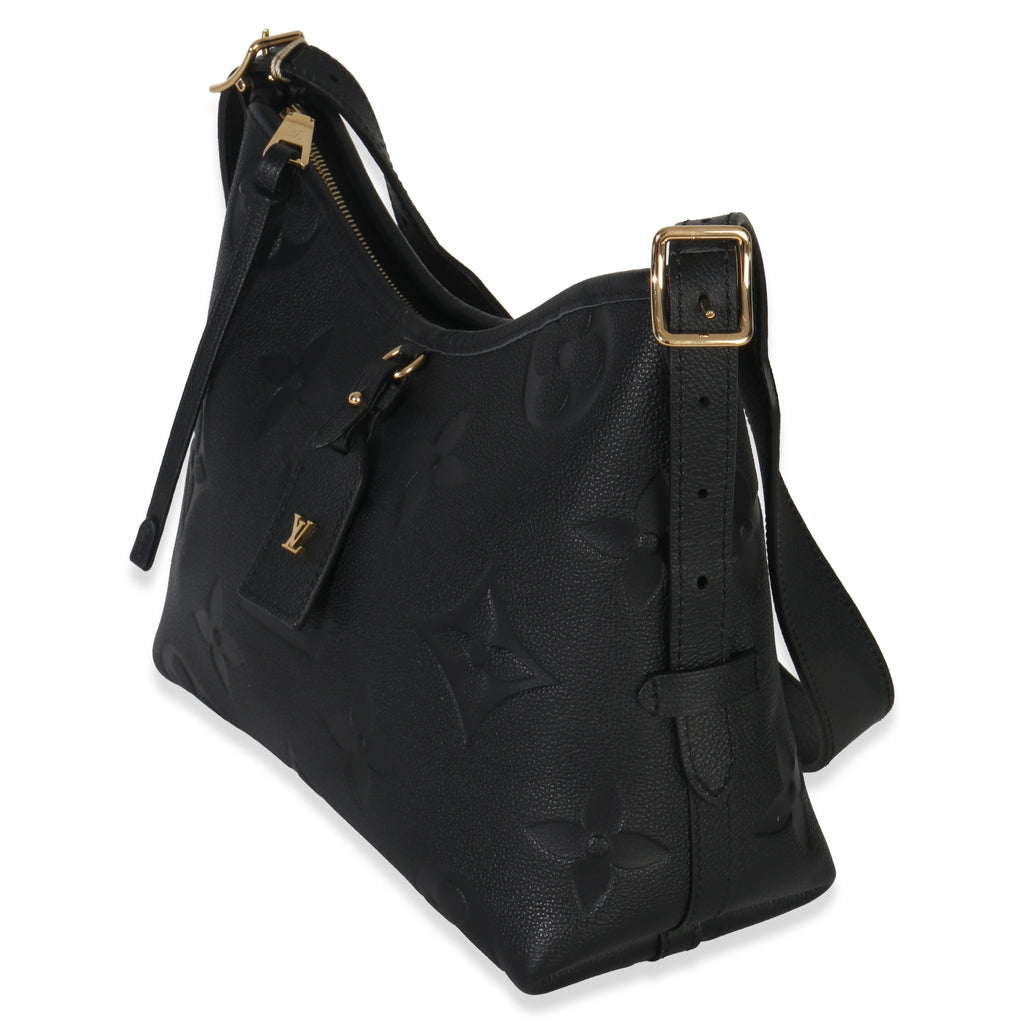 Louis Vuitton Black Giant Monogram Empreinte Carryall PM