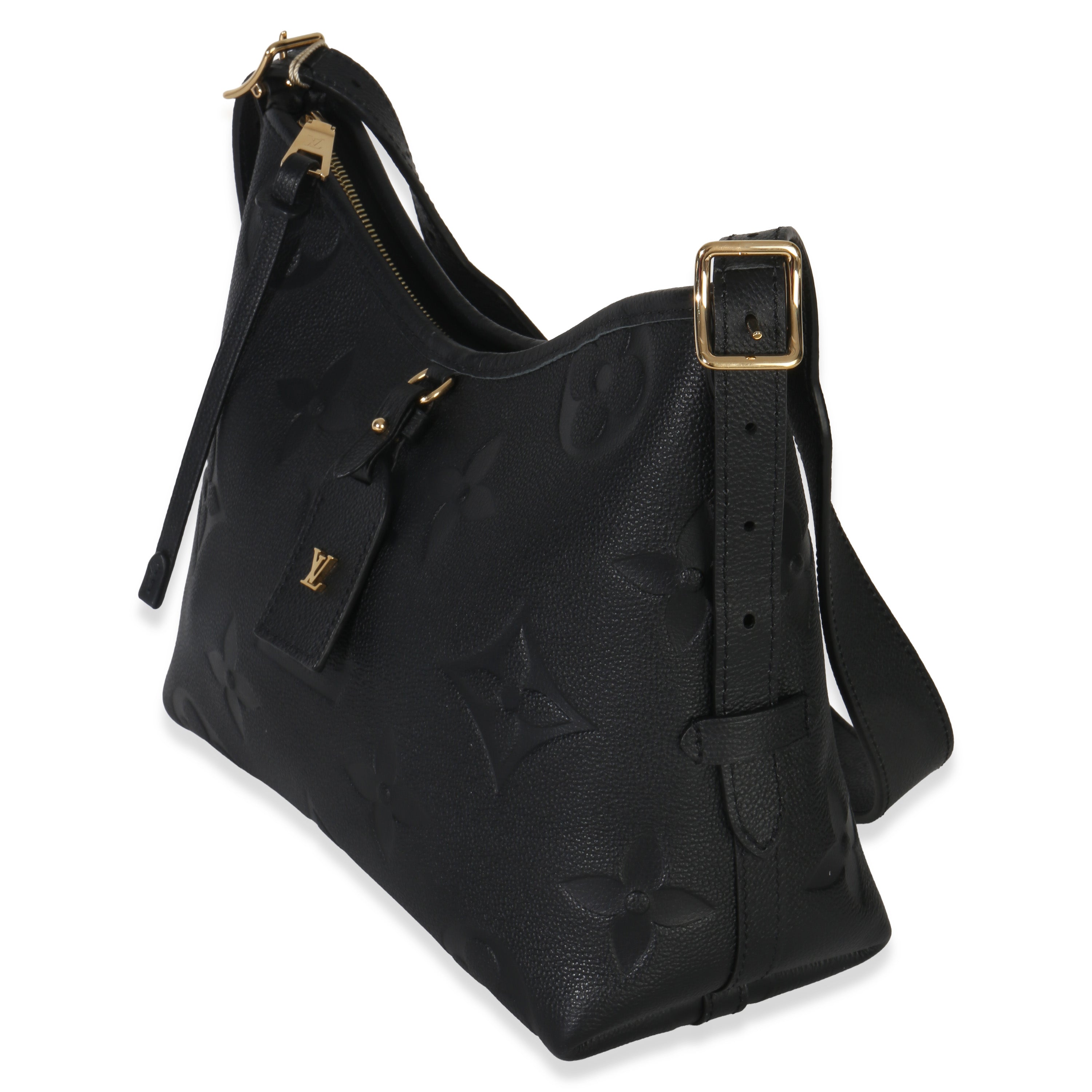 Louis Vuitton Black Giant Monogram Empreinte Carryall PM