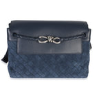 Neptune Intrecciato Suede Andiamo Messenger Bag