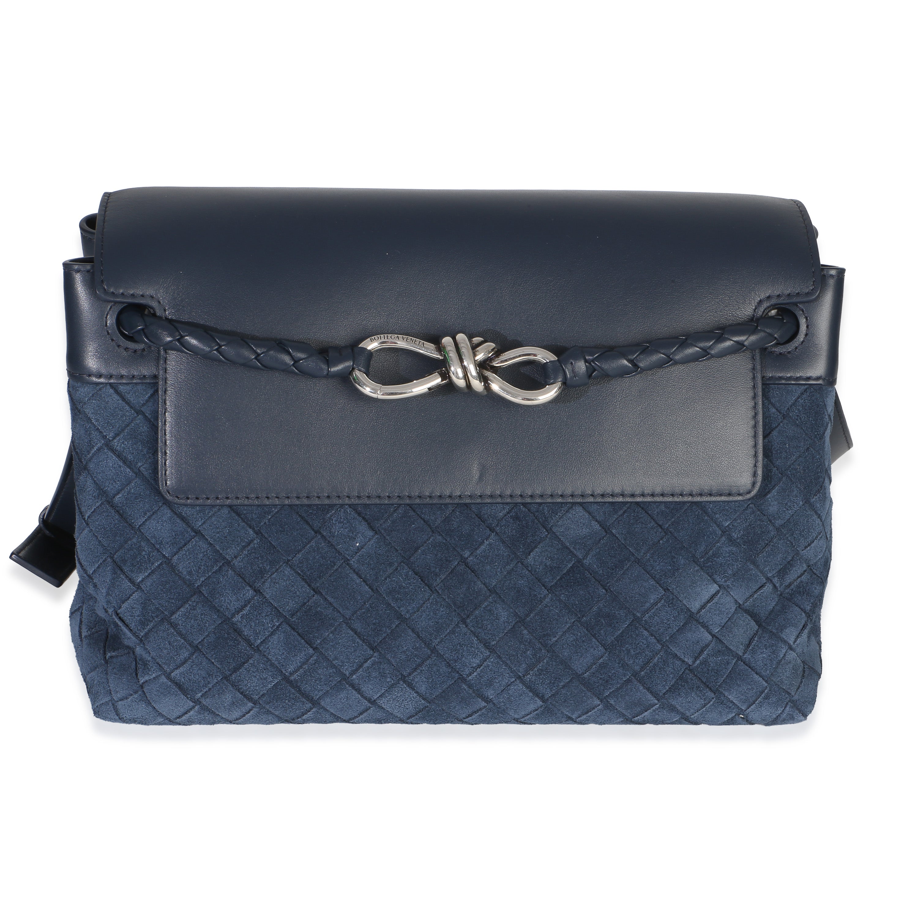 Neptune Intrecciato Suede Andiamo Messenger Bag