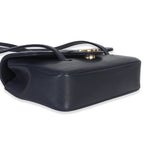 Chanel Navy Grained Shiny Calfskin Preppy Flap Bag