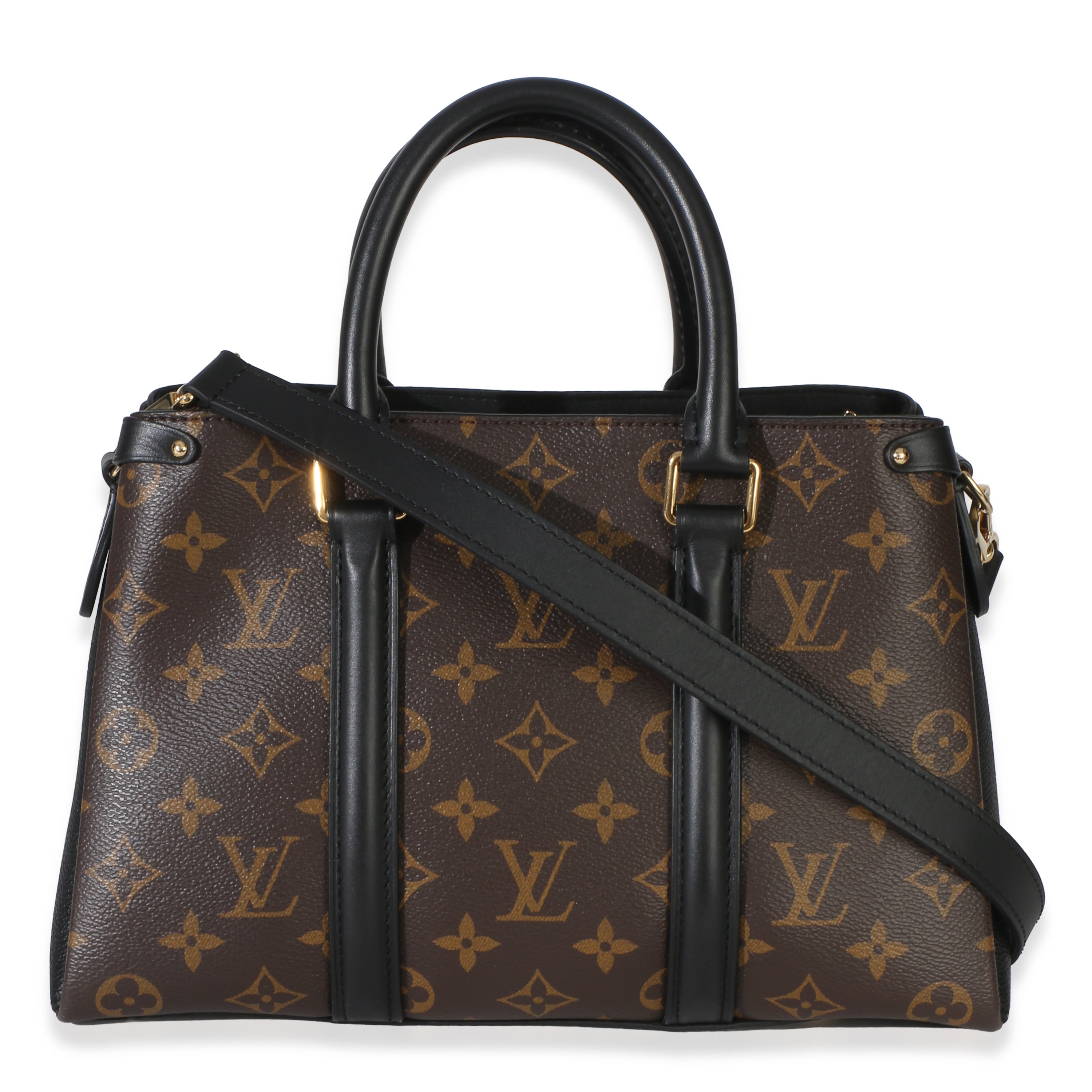 Louis Vuitton Black Monogram Canvas Soufflot BB