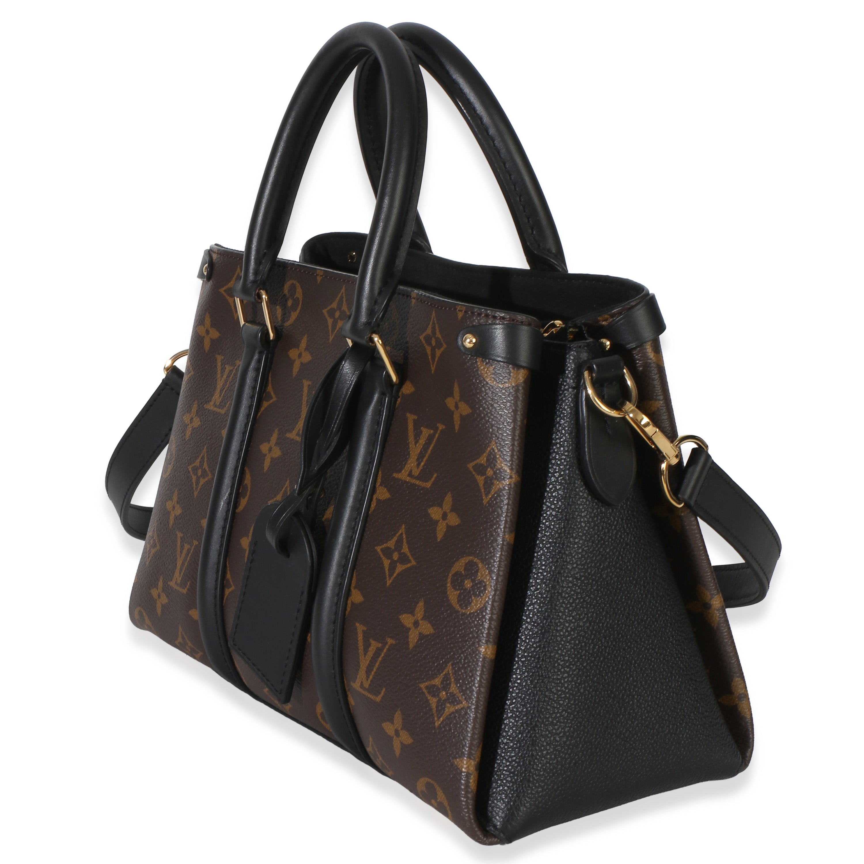 Louis Vuitton Black Monogram Canvas Soufflot BB