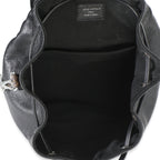 Louis Vuitton Black Lambskin Monogram Canvas Montsouris Vibe PM