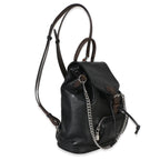 Louis Vuitton Black Lambskin Monogram Canvas Montsouris Vibe PM