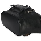 Louis Vuitton Black Lambskin Monogram Canvas Montsouris Vibe PM