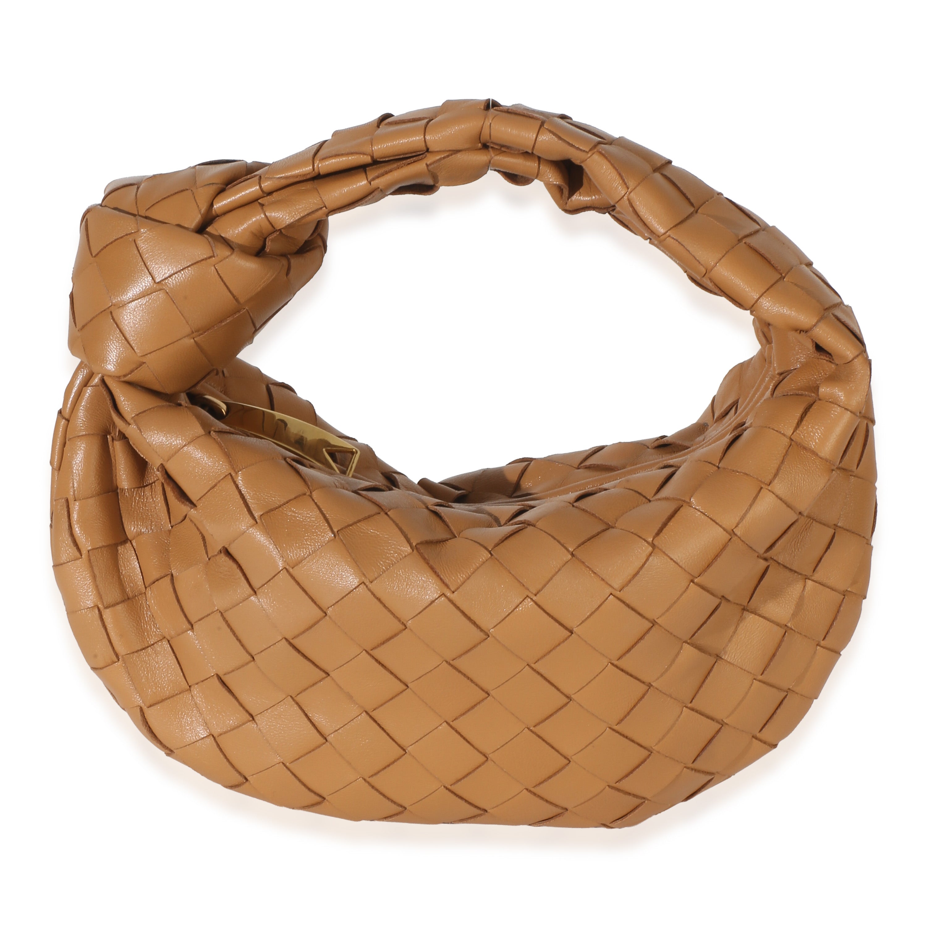 Caramel Nappa Intrecciato Mini Jodie